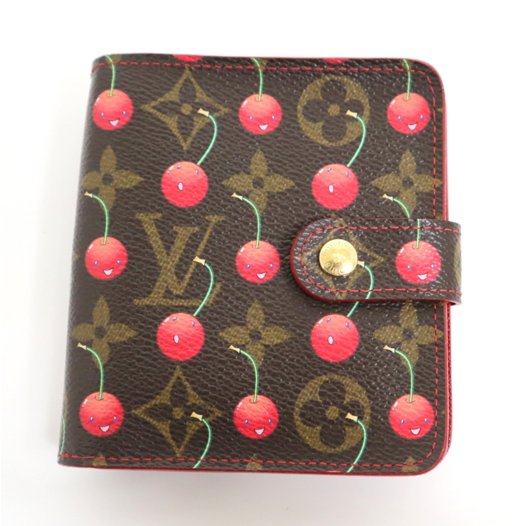 3cm【LOUIS VUITTON】ルイヴィトン コンパックトウォレット モノグラム チェリー M95005 CA0035/md15282kt