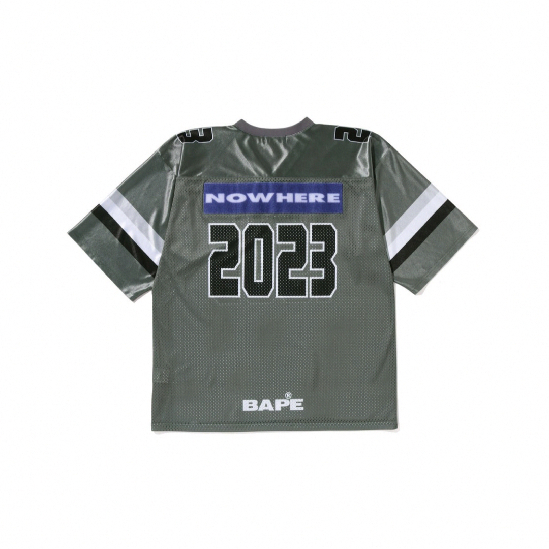 A BATHING APE(アベイシングエイプ)のBAPE FOOTBALL JERSEY メンズのトップス(Tシャツ/カットソー(半袖/袖なし))の商品写真