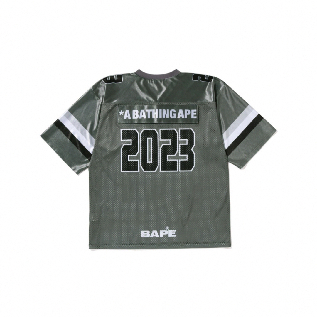 A BATHING APE(アベイシングエイプ)のBAPE FOOTBALL JERSEY メンズのトップス(Tシャツ/カットソー(半袖/袖なし))の商品写真