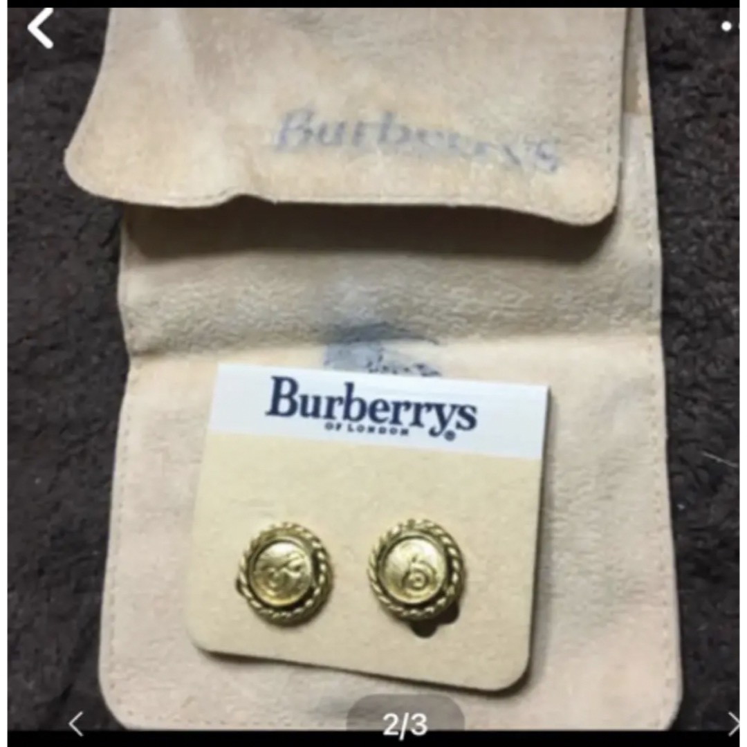 BURBERRY(バーバリー)のヴィンテージバーバリー　イヤリング レディースのアクセサリー(イヤリング)の商品写真