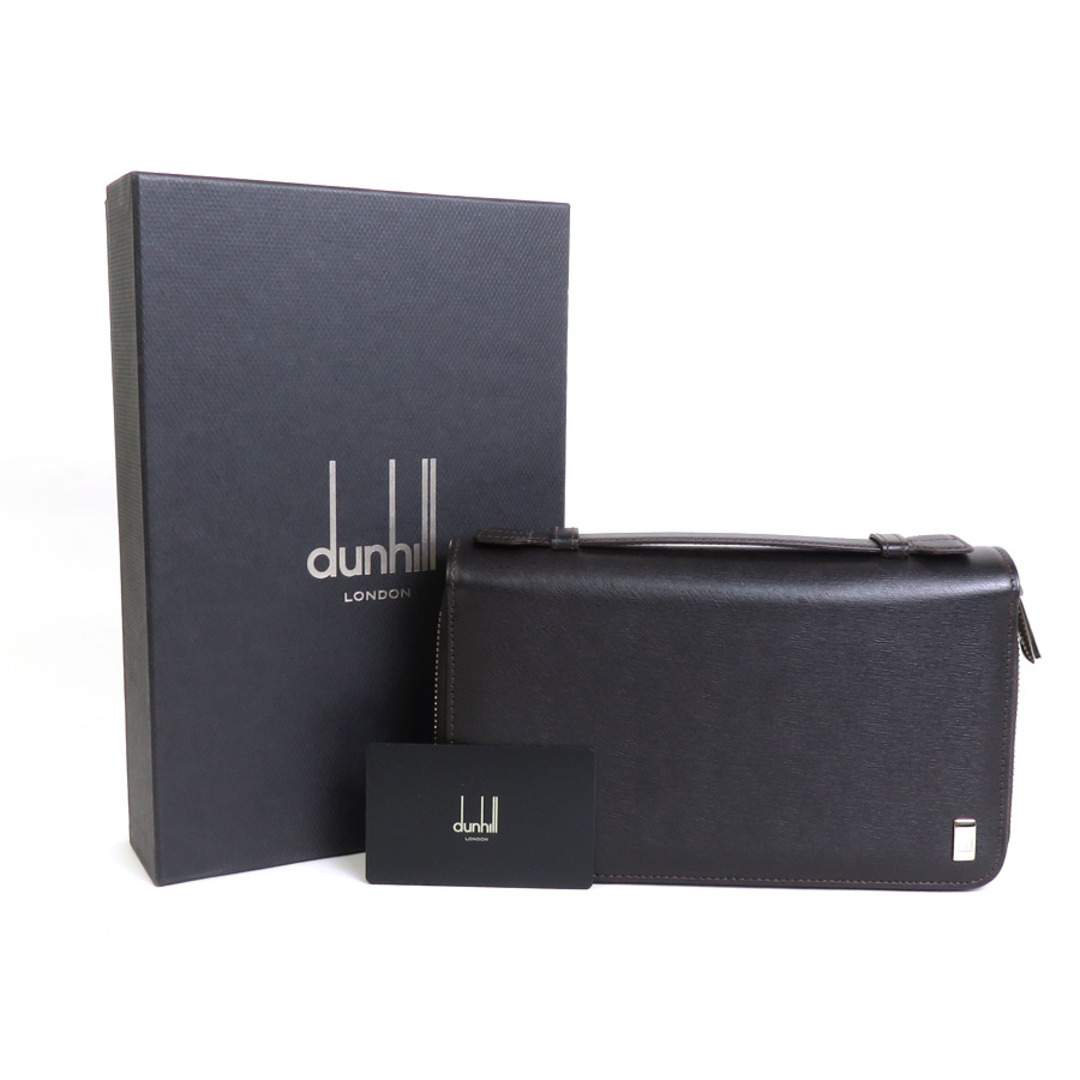 ダンヒル dunhill サイドカー オーガナイザー ダークブラウン | nate