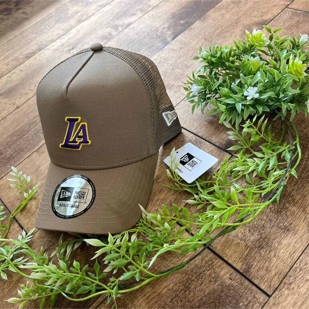 LAKERS × NEWERA ニューエラ レイカーズ LA メッシュ キャップ