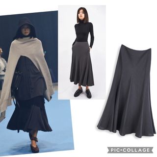 ジルサンダー(Jil Sander)の【新品タグ付き】ハルノブGRETA SKIRT (ひざ丈スカート)