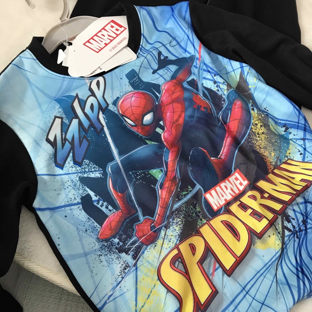 スパイダーマン 120 パジャマ 上下セット - パジャマ・バスローブ