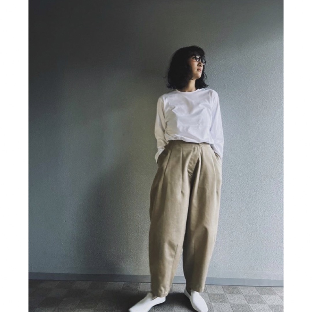 【新品】nalaコクーンチノパンツcocoon chino pants sサイズ