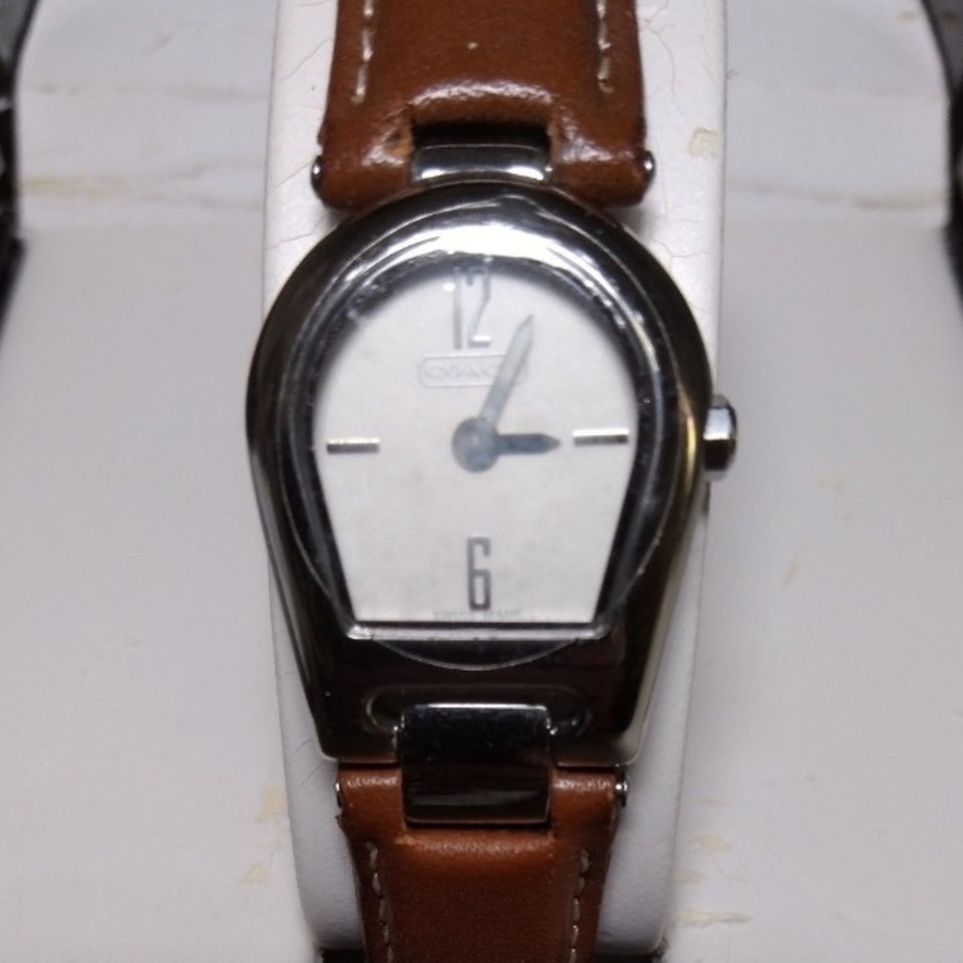 【電池交換済み】COACH コーチ 馬蹄モチーフ レディース腕時計 0218