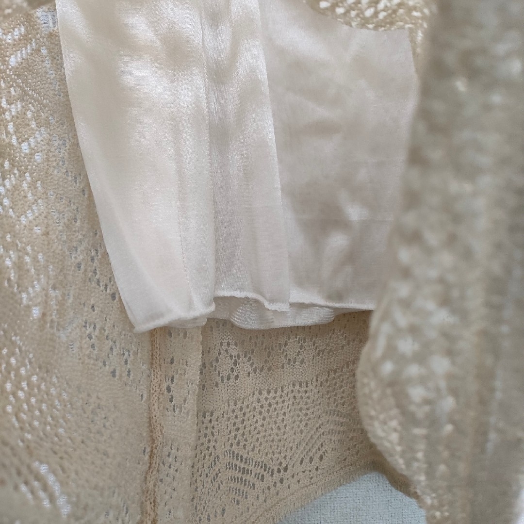 clette(クレット)のかぎ針編みニットスカート　大きいサイズ レディースのスカート(ロングスカート)の商品写真