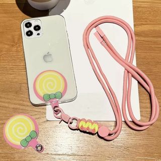 スマホ ストラップ 首掛け 斜め掛け かわいい スマホ ショルダーストラップ ネ(その他)