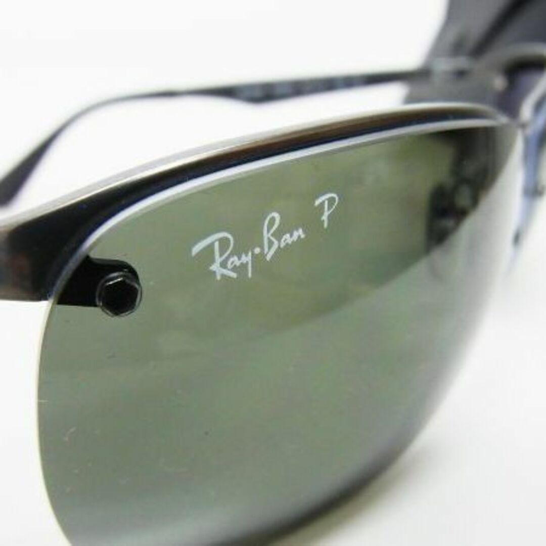 Ray-Ban(レイバン)のレイバン★サングラス クロマンス 偏光レンズ グレー灰 グリーン緑 ケース付き メンズのファッション小物(サングラス/メガネ)の商品写真