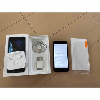 美品　iPhone SE2 64GB ブラック　SIMフリー　おまけ付き(スマートフォン本体)