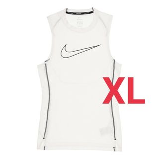 ナイキ(NIKE)のナイキ プロ Dri-FITフィット スリーブレス ホワイト XL(タンクトップ)