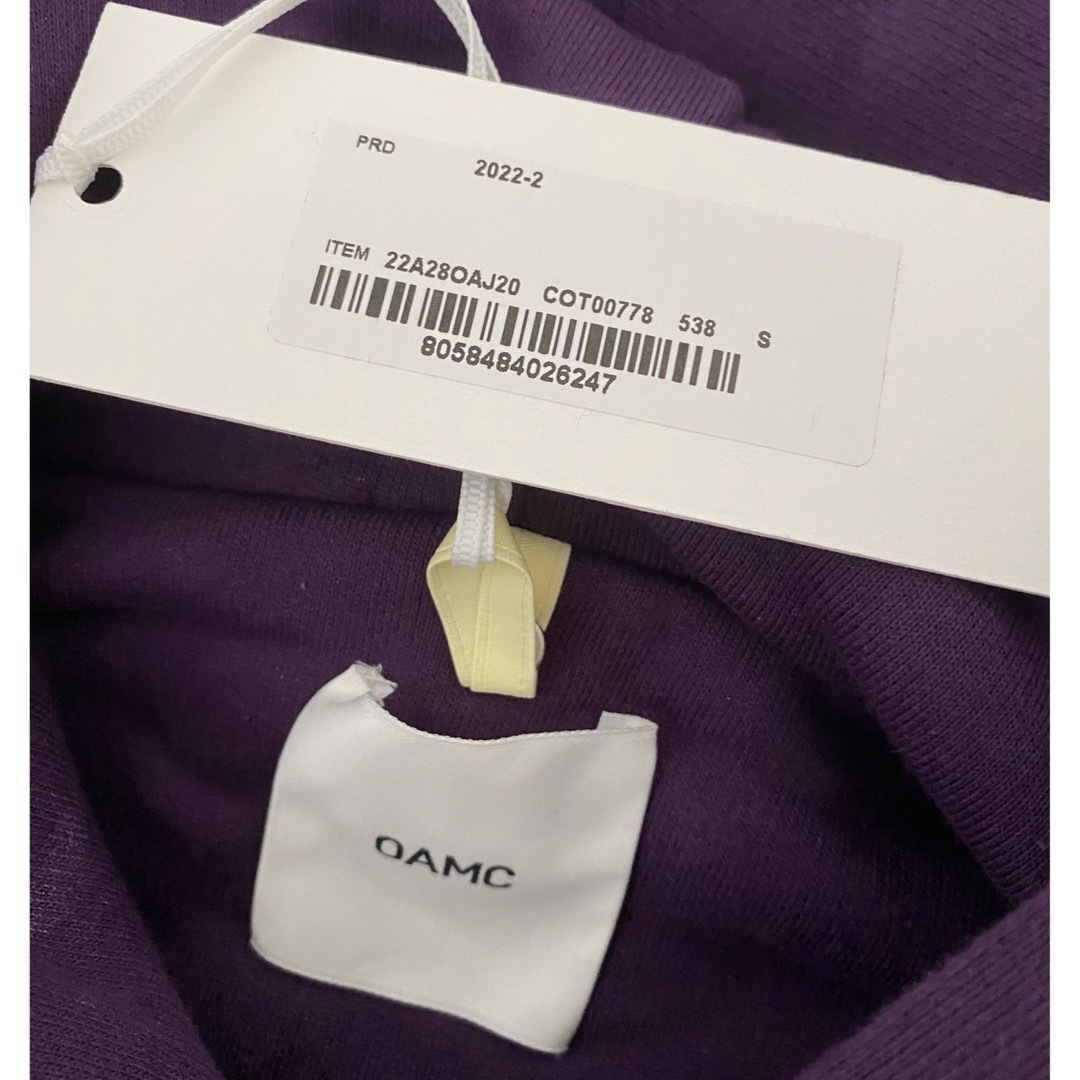OAMC(オーエーエムシー)のOAMC パーカ S 新品未使用 メンズのトップス(パーカー)の商品写真