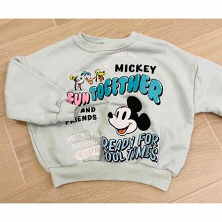 ザラキッズ(ZARA KIDS)のザラ ベビー ディズニー ミッキー トレーナー(Tシャツ/カットソー)