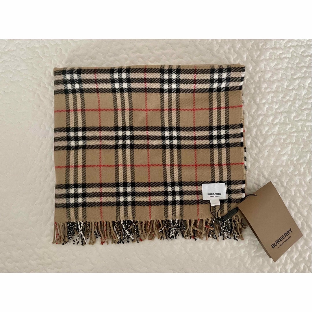 BURBERRY(バーバリー)の【新品タグ付】バーバリー ヴィンテージチェック ウールベイビーブランケット レディースのファッション小物(マフラー/ショール)の商品写真