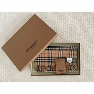 バーバリー(BURBERRY)の【新品タグ付】バーバリー ヴィンテージチェック ウールベイビーブランケット(マフラー/ショール)