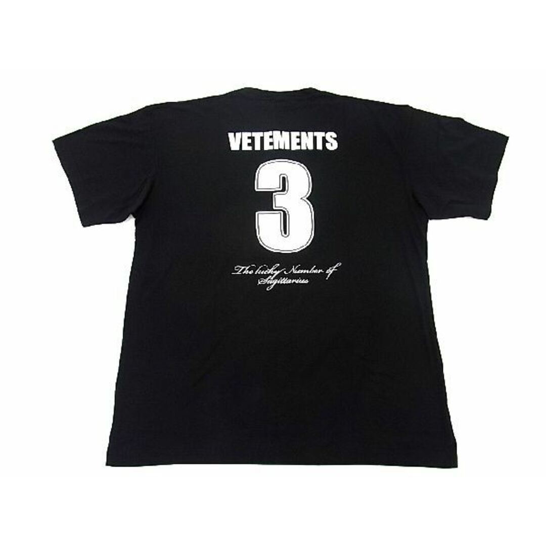 □新品□未使用□ VETEMENTS ヴェトモン コットン100％ 半袖 Tシャツ