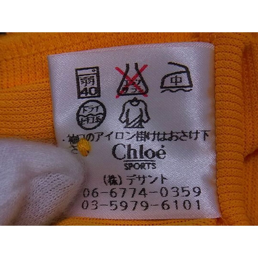 Chloe(クロエ)の■新品■未使用■ Chloe クロエ スポーツ コットン100％ 半袖 ポロシャツ トップス 表記サイズ L 洋服 レディース イエロー系 AR1075 レディースのトップス(シャツ/ブラウス(半袖/袖なし))の商品写真