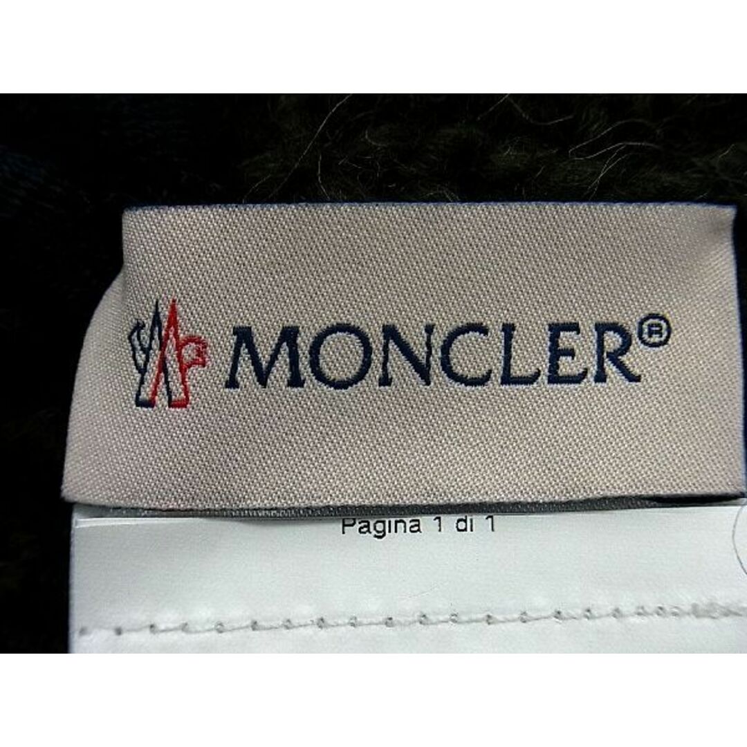 ■新品■未使用■ MONCLER モンクレール ウール×アクリル×アルパカ ニット帽 ニットキャップ 帽子 レディース グリーン系 AQ1310 3