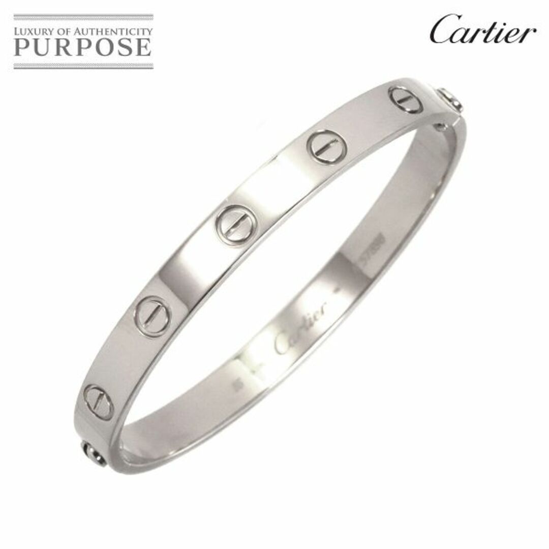 カルティエ Cartier ラブ ブレス #16 K18 WG ホワイトゴールド 750 ブレスレット バングル VLP 90197302