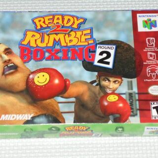 ニンテンドウ64(NINTENDO 64)のN64★READY 2 RUMBLE BOXING ROUND 2 海外版(家庭用ゲームソフト)