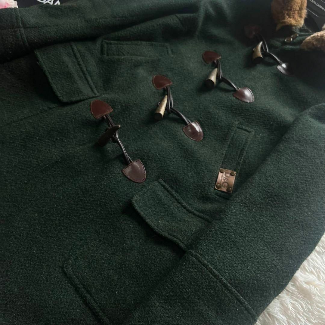 ショップ活動 良品& ダッフルコート ファー フード S