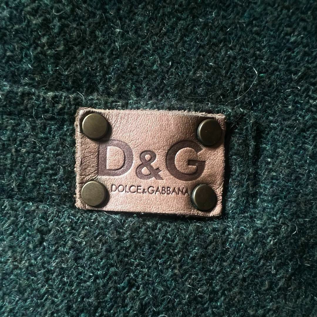 DOLCE&GABBANA(ドルチェアンドガッバーナ)の【良品】DOLCE&GABBANA ダッフルコート S グリーン ファー フード レディースのジャケット/アウター(ダッフルコート)の商品写真