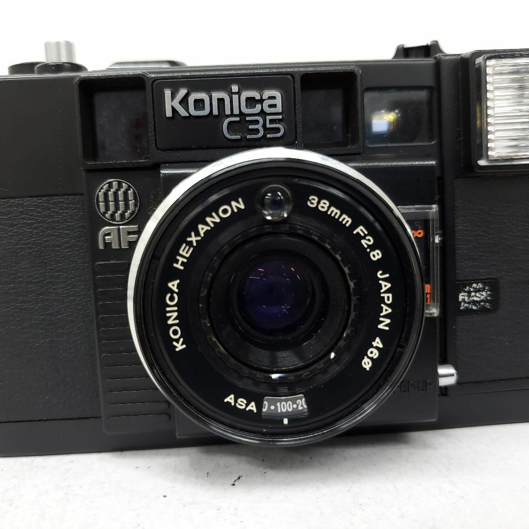 KONICA MINOLTA(コニカミノルタ)の【動作確認済】 KONICA C35 AF d0915-3x p スマホ/家電/カメラのカメラ(フィルムカメラ)の商品写真