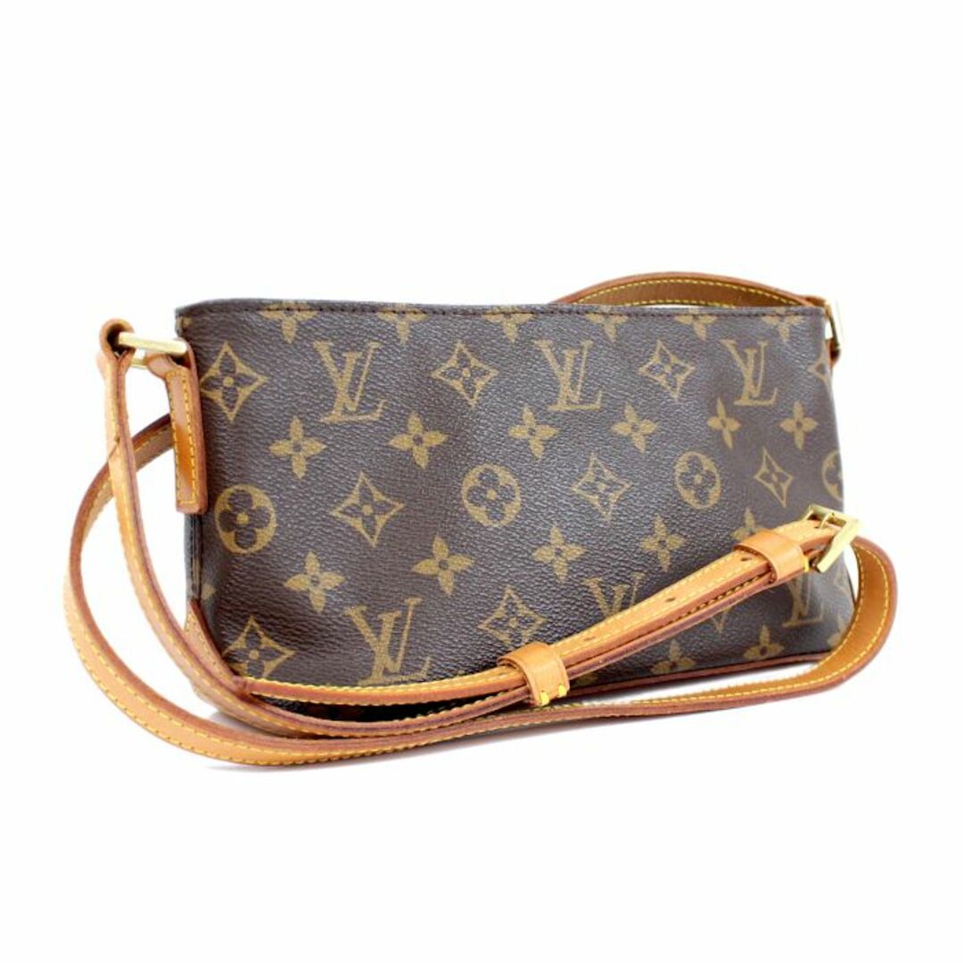 ファスナーポケット×1製造番号LOUIS VUITTON トロター ショルダーバッグ モノグラム M51240