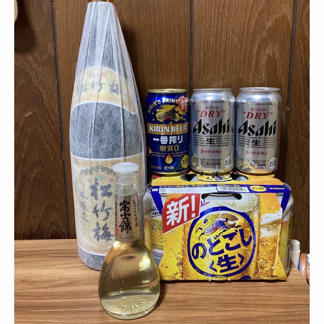 キリン アサヒビール のどごし生 一番搾り 松竹梅 日本酒 富士錦の通販 by ミルク's shop｜キリンならラクマ