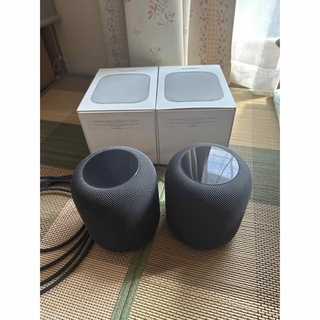 Apple - HomePod MQHW2J/A 2台セット ペア Space Gray