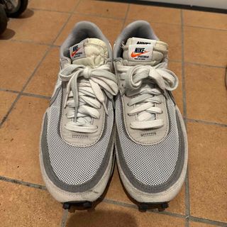 ナイキ(NIKE)のsacai NIKE Waffle Racer white(スニーカー)