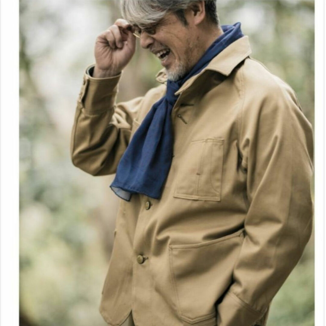 BONCOURA(ボンクラ)の【BONCOURA】カバーオール イングリッシュツイル カーキー ３８size メンズのジャケット/アウター(カバーオール)の商品写真