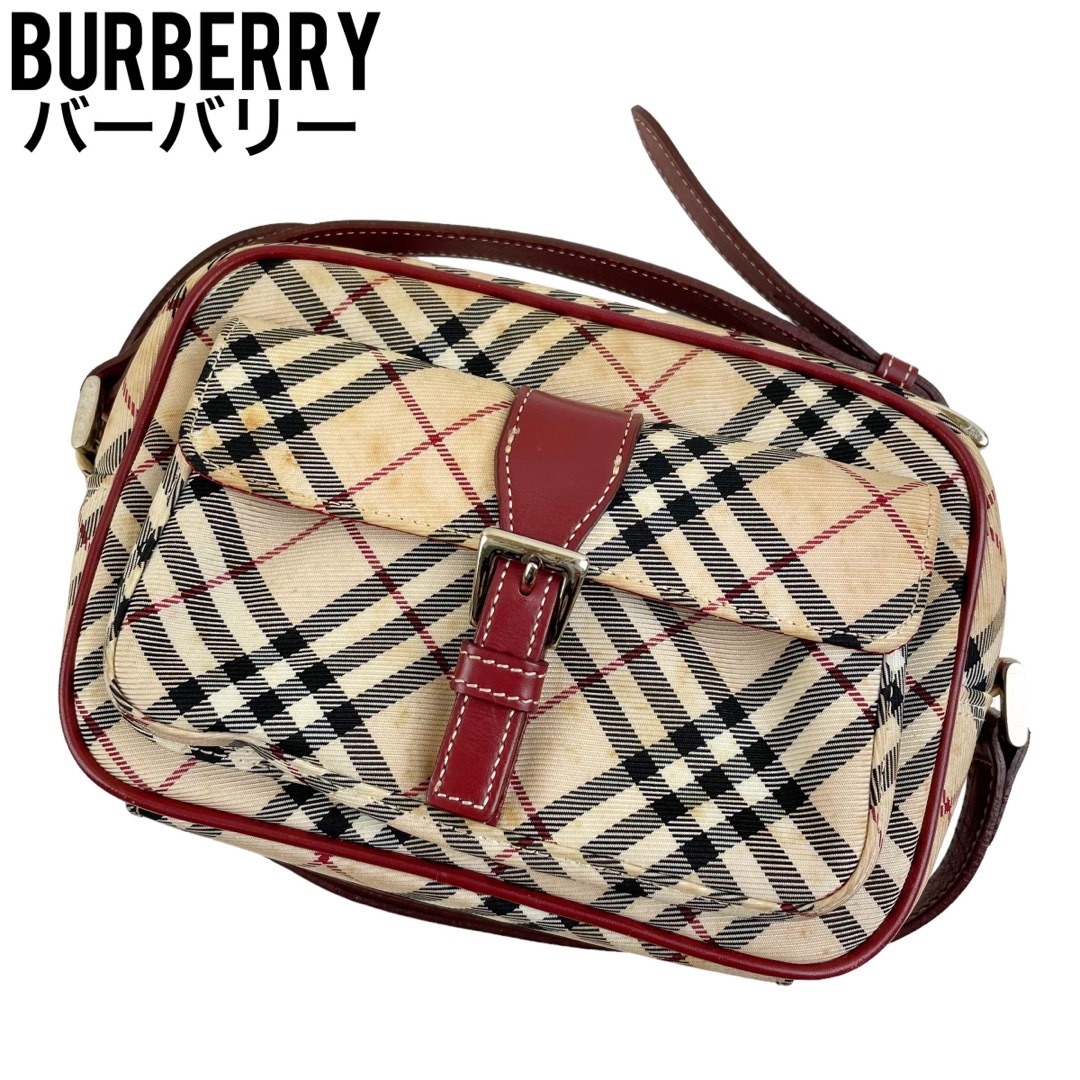 BURBERRY BLUE LABEL - Burberry バーバリー ショルダーバッグ ノバ