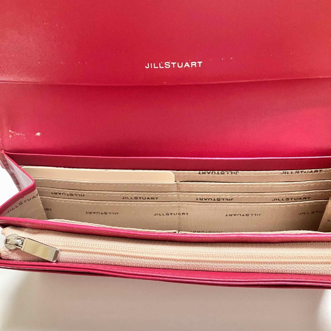 JILLSTUART(ジルスチュアート)のU31 未使用 ジルスチュアート レディース 財布 長財布 フーシャピンク 牛革 レディースのファッション小物(財布)の商品写真