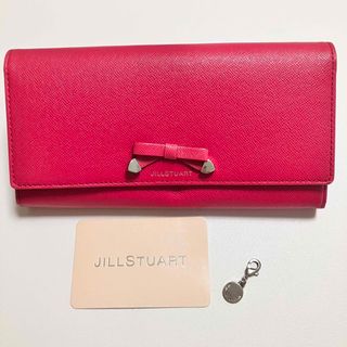 ジルスチュアート(JILLSTUART)のU31 未使用 ジルスチュアート レディース 財布 長財布 フーシャピンク 牛革(財布)