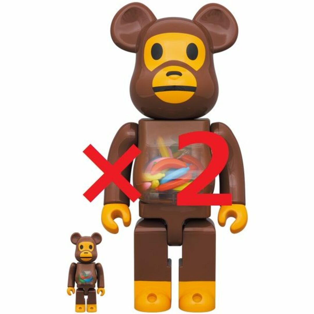 BE@RBRICK BABY MILO(R) AND BANANA 400％エンタメ/ホビー