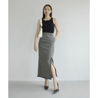 ランデブー(RANDEBOO)のRANDEBOO Tweed long skirt(ロングスカート)