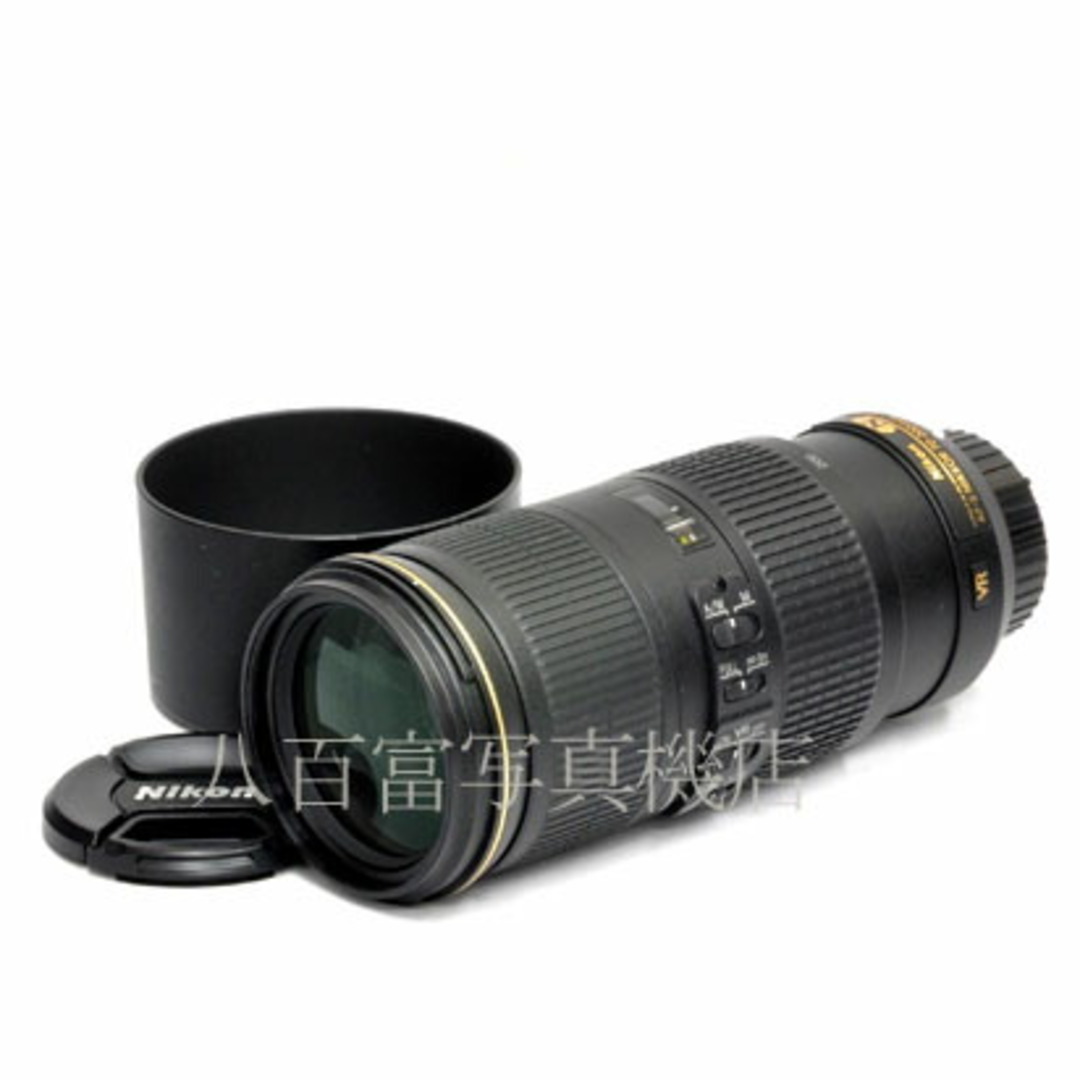 スマホ/家電/カメラニコン AF-S NIKKOR 70-200mm F4G ED VR ブラック Nikon / ニッコール 交換レンズ 47008