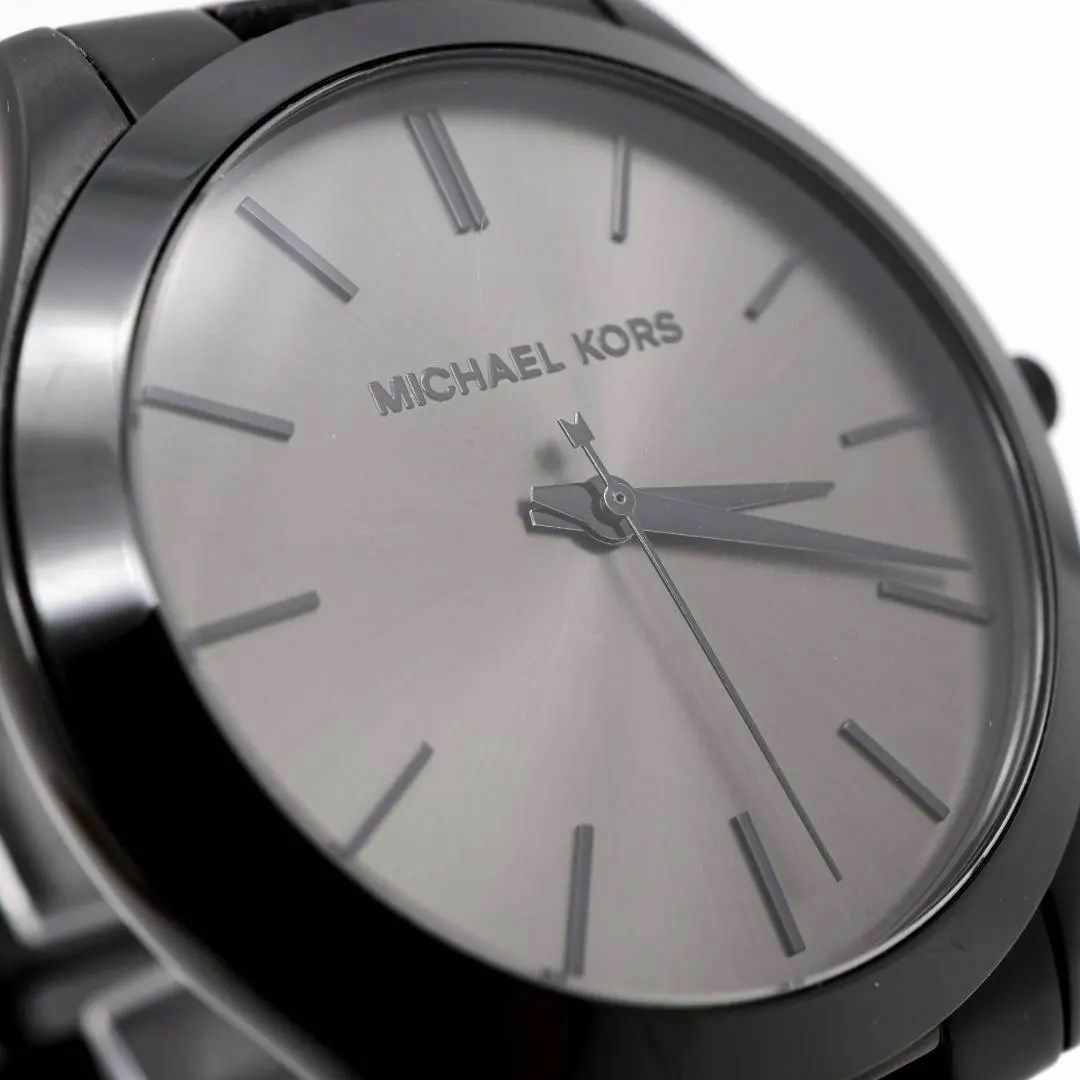 Michael Kors(マイケルコース)の《一点物》MICHAEL KORS 腕時計 ブラック クォーツ メンズ c メンズの時計(腕時計(アナログ))の商品写真