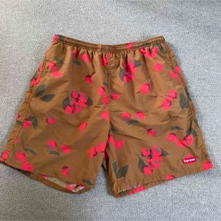 美品 M】Supreme Nylon Water Short Cherry-