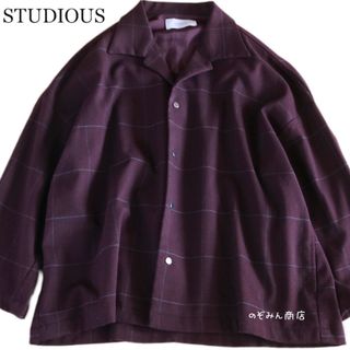 ステュディオス(STUDIOUS)の【STUDIOUS】ブルゾン　チェック　黒　日本製★(ブルゾン)