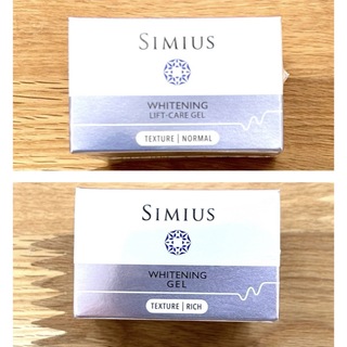シミウス(SIMIUS)のシミウス 薬用ホワイトニング　テクスチャーノーマル&リッチ60g×2個セット(保湿ジェル)
