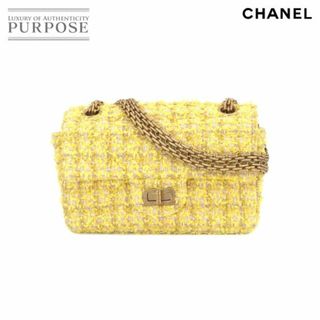 シャネル(CHANEL)の未使用 展示品 シャネル CHANEL 2.55 チェーン ショルダー バッグ ツイード イエロー AS0874 マトラッセ VLP 90202465(ショルダーバッグ)