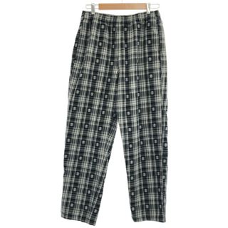 thisisneverthat ディスイズネバーザット 22AW African Check Pant チェックパンツ ブラック S