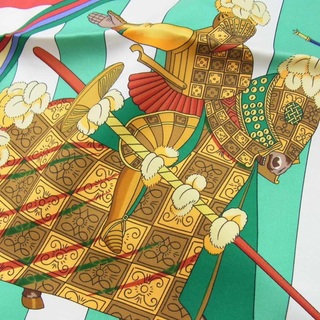 Hermes - HERMES エルメス ストール カレ90 CHOCS EN PLUMES 羽飾りの