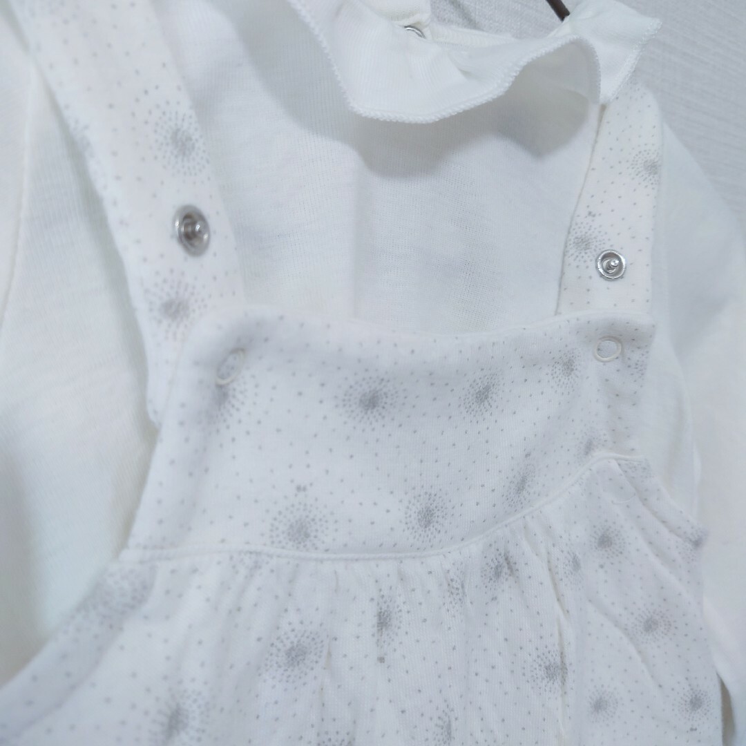 PETIT BATEAU(プチバトー)の12m/74cm【プチバトー】セットアップ キッズ/ベビー/マタニティのベビー服(~85cm)(ロンパース)の商品写真