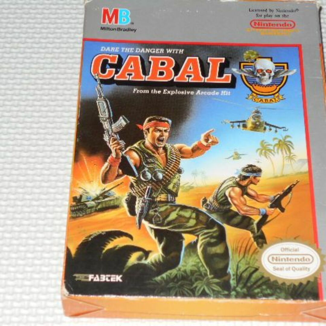 FC☆CABAL NES 海外版 北米版 端子清掃済☆箱付・説明書付・ FC☆CABAL NES 海外版 北米版 端子清掃済☆箱付・説明書付・