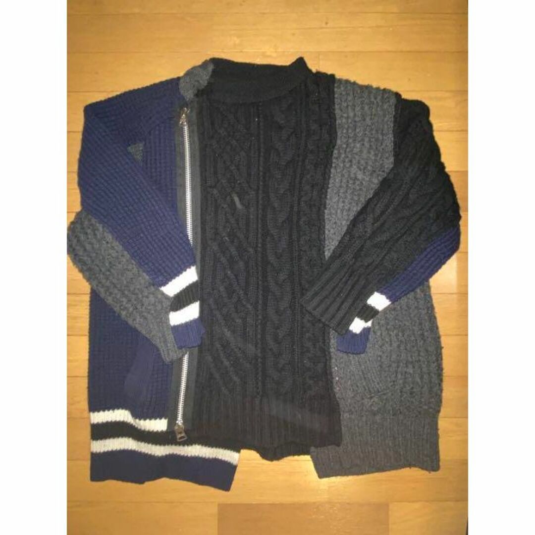 Sacai 18AW ライダースニット カーディガン | フリマアプリ ラクマ