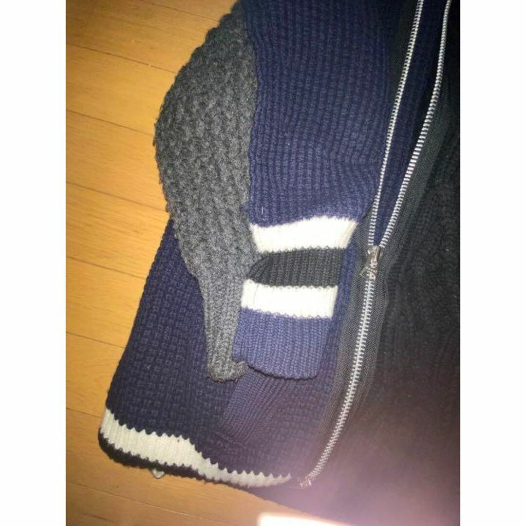 Sacai 18AW ライダースニット カーディガン