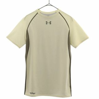 アンダーアーマー(UNDER ARMOUR)のアンダーアーマー プリント トレーニングシャツ LG ホワイト UNDER ARMOUR 半袖 Tシャツ スポーツ ウォームアップ ロゴ メンズ 【中古】  【230915】 メール便可(その他)